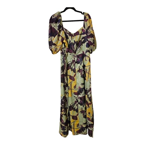 NEW YORK & COMPANY Floral Print  Maxi Dress - Size 1X - Picture 5 of 10